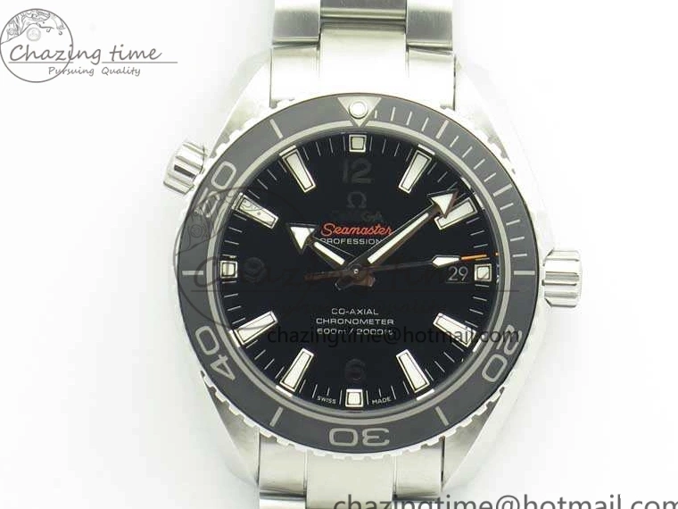 0801 Durable Planet Ocean Professional Ceramic Bezel 42mm 1:1 MK Best Edition Silver Markers On SS Bracelet A 8085